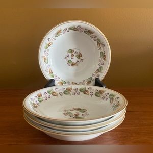 Set of 4 Noritake Small Bowls / Cordova fruit / dessert dish bowl